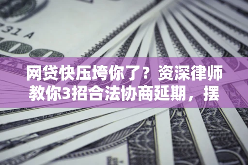 北京网贷快压垮你了？资深律师教你3招合法协商延期，摆脱暴力催收！