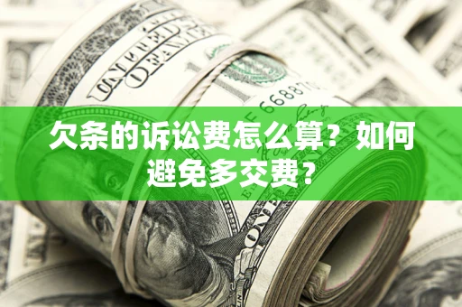 北京欠条的诉讼费怎么算？如何避免多交费？